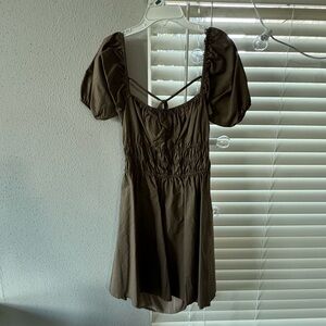 Olive Green Backless Dress (Never worn!)